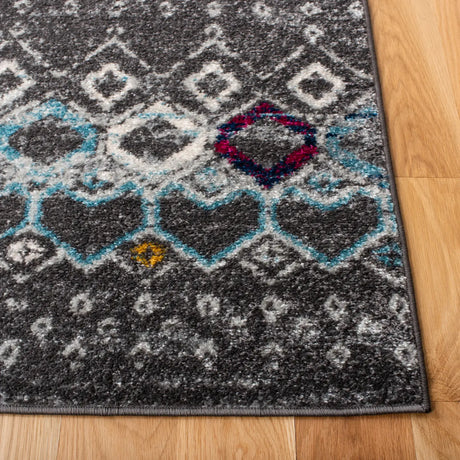 Safavieh Amsterdam 4'-0" x 6'-0" Rug in Dark Grey / Ivory