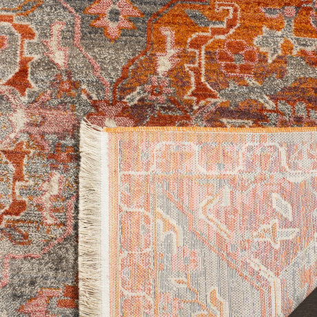 Safavieh Vintage Persian 4'-0" x 6'-0" Rug in Aqua / Orange