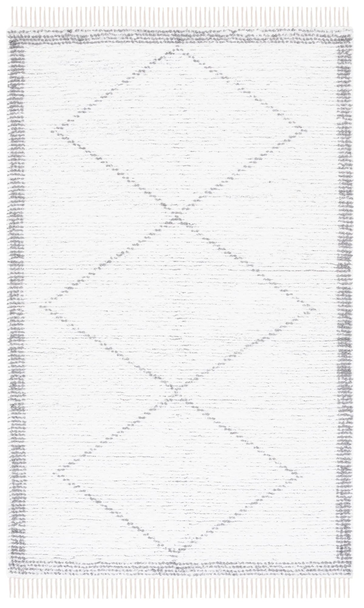 Safavieh Casablanca 4'-0" x 6'-0" Rug in Ivory / Grey