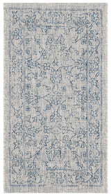 Safavieh Courtyard 2'-0" x 3'-7" Rug in Grey / Navy