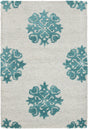 Safavieh Soho 2'-0" x 3'-0" Rug in Ivory / Light Blue
