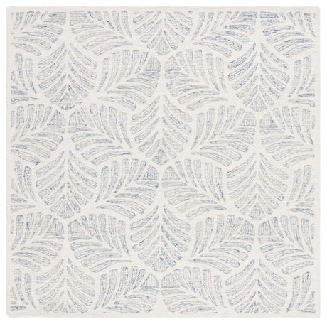 Safavieh Martha Stewart 300 6'-0" x 6'-0" Rug in Ivory / Blue