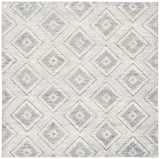 Safavieh Abstract 6'-0" x 6'-0" Rug in Ivory / Denim
