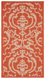 Safavieh Courtyard 2'-0" x 3'-7" Rug in Terracotta / Natural