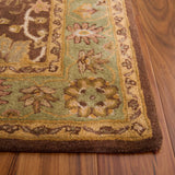 Safavieh Antiquity 5'-0" x 8'-0" Rug in Chocolate / Blue