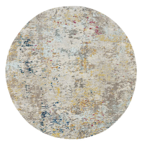 Safavieh Madison 5'-0" x 5'-0" Rug in Grey / Gold