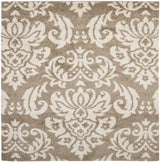 Safavieh Florida Shag 6'-7" x 6'-7" Rug in Beige / Cream