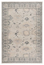 Safavieh Oushak 6'-0" x 9'-0" Rug in Silver / Grey