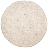 Safavieh Micro-Loop 5'-0" x 5'-0" Rug in Silver / Ivory