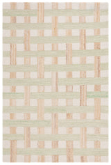 Safavieh Genre 4'-0" x 6'-0" Rug in Green / Ivory