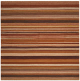 Safavieh Kilim 7'-0" x 7'-0" Rug in Rust