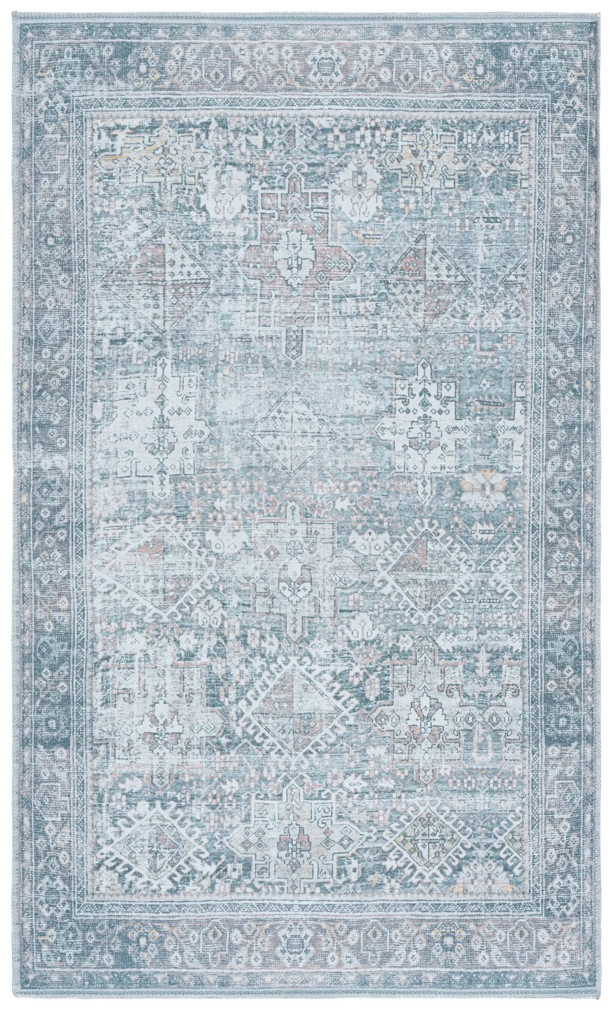 Safavieh Arizona 3'-0" x 5'-0" Rug in Dark Sage / Ivory