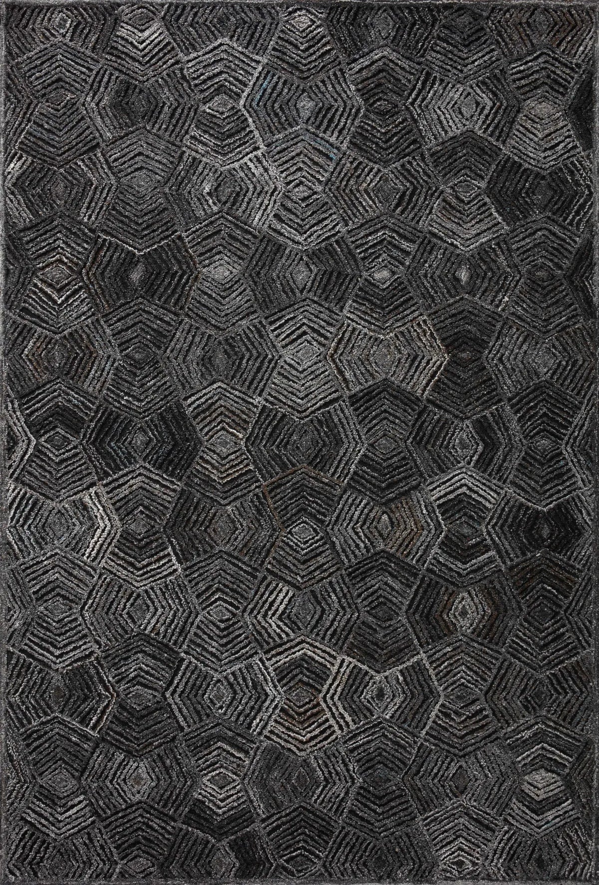 Loloi Prescott Pre-01 Charcoal Rugs - main flat