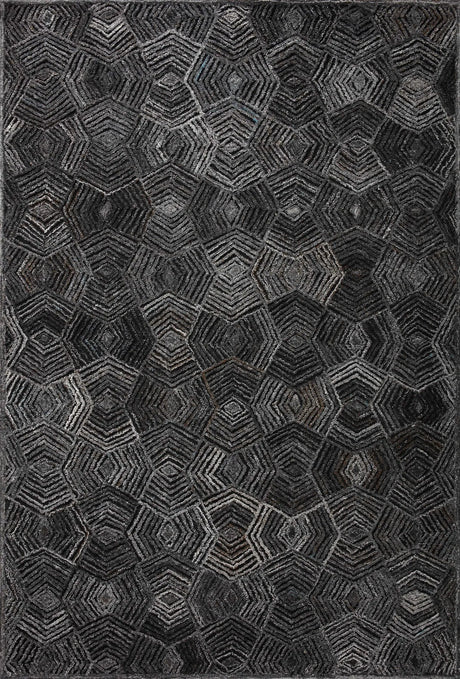 Loloi Prescott Pre-01 Charcoal Rugs - main flat