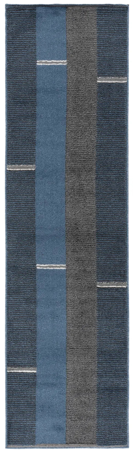 Safavieh Pyramid 2'-2" x 8'-0" Rug in Navy / Grey Black