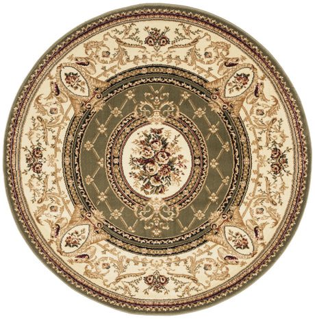 Safavieh Lyndhurst 5'-3" x 5'-3" Rug in Sage / Ivory