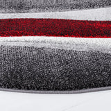 Safavieh Hollywood 5'-3" x 5'-3" Rug in Grey / Red