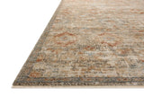 Loloi Heritage Her-10 Grey/Sunset Rug - rug corner