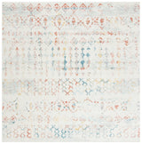Safavieh Tulum 6'-7" x 6'-7" Rug in Ivory / Pink