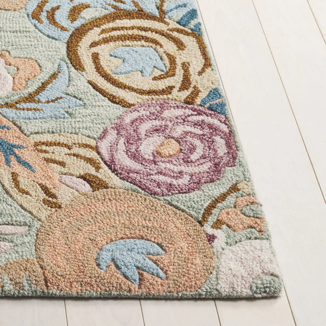 Safavieh Jardin 4'-0" x 6'-0" Rug in Sage / Rust