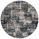 Safavieh Rodeo Drive 6'-0" x 6'-0" Rug in Black / Ivory