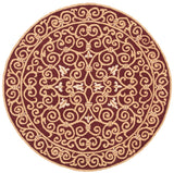 Safavieh Chelsea 5'-6" x 5'-6" Rug in Burgundy
