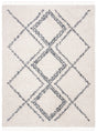 Safavieh Pro Lux Shag 400 10'-0" x 14'-0" Rug in Cream / Blue