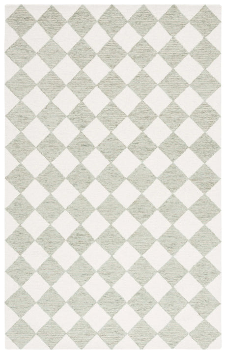 Safavieh Ebony 4'-0" x 6'-0" Rug in Sage / Ivory