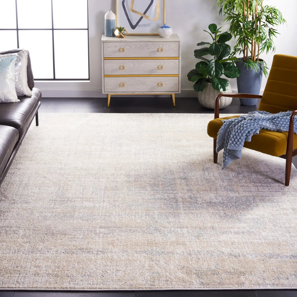 Safavieh Adirondack 10'-0" x 14'-0" Rug in Beige / Slate