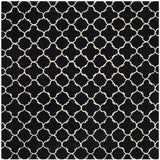 Safavieh Chatham 7'-0" x 7'-0" Rug in Black / Ivory