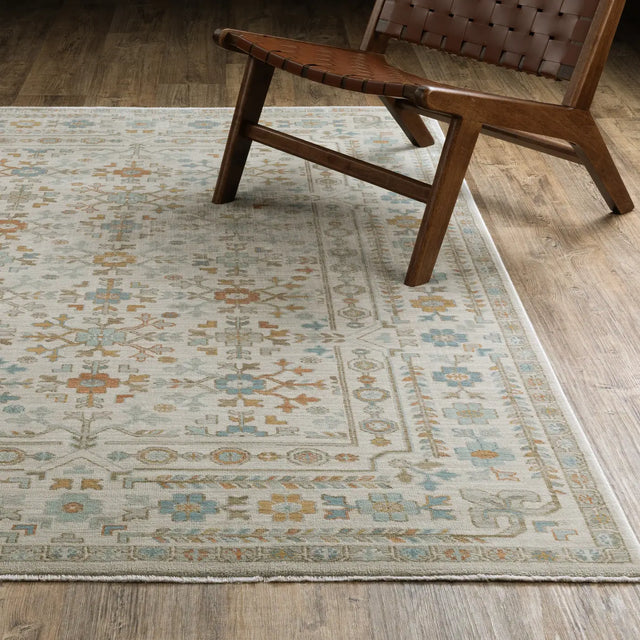 Oriental Weavers Sphinx Maeve MAE01 Blue Rugs - angle/detail