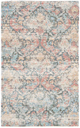 Safavieh Saffron 3'-0" x 5'-0" Rug in Coral / Aqua