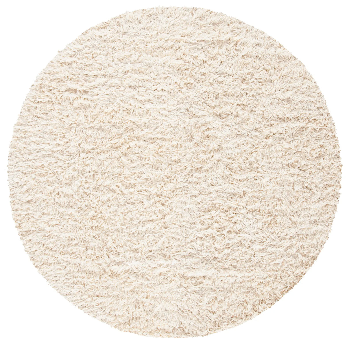 Safavieh Shag 6'-0" x 6'-0" Rug in Ivory