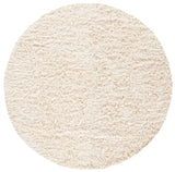 Safavieh Shag 6'-0" x 6'-0" Rug in Ivory