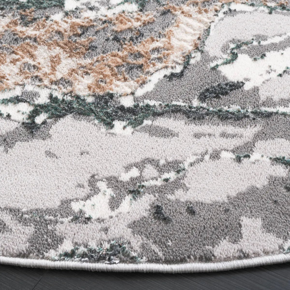Safavieh Alenia 100 6'-7" x 6'-7" Rug in Grey / Blue
