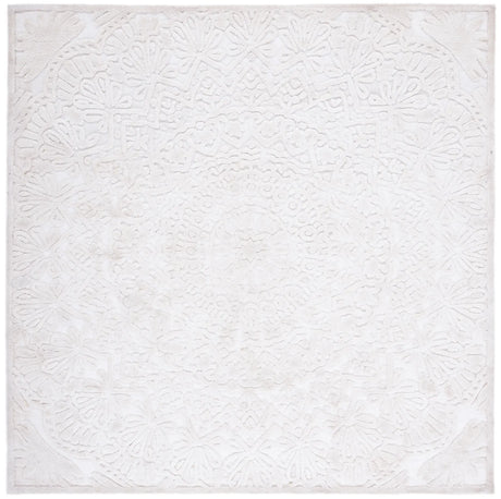 Safavieh Trace 6'-0" x 6'-0" Rug in Ivory / White