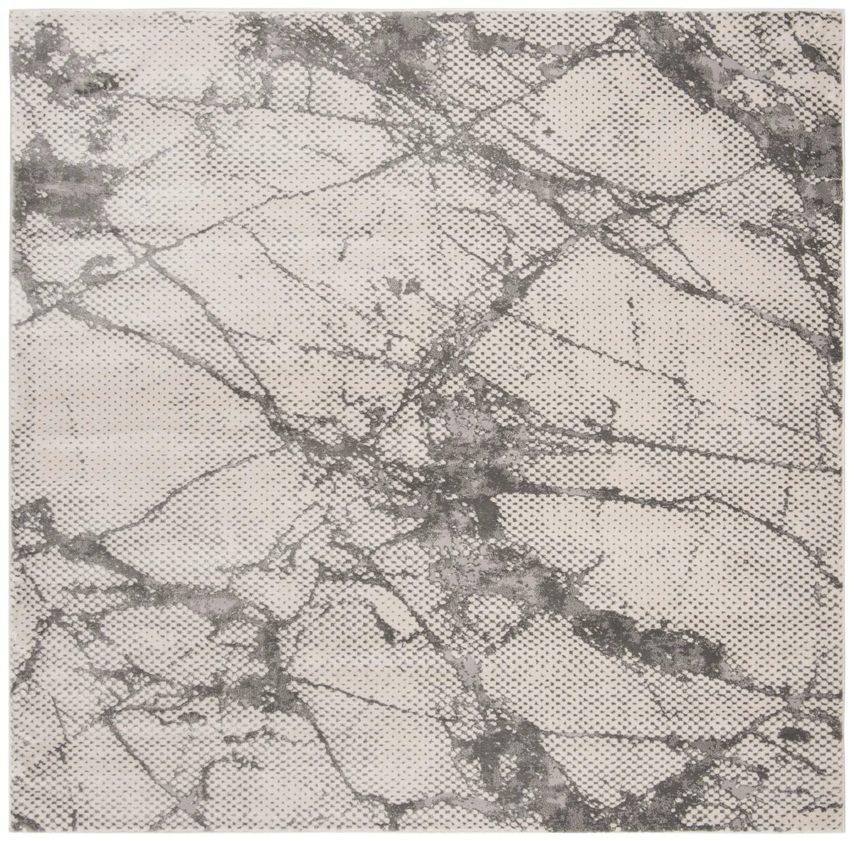 Safavieh Lurex 100 6'-7" x 6'-7" Rug in Ivory / Grey
