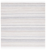 Safavieh Kilim 6'-0" x 6'-0" Rug in Ivory / Charcoal