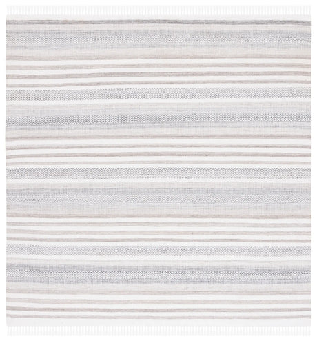 Safavieh Kilim 6'-0" x 6'-0" Rug in Ivory / Charcoal