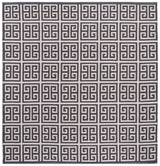 Safavieh Montauk 6'-0" x 6'-0" Rug in Dark Grey / Ivory