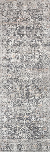 Loloi Lucia Luc-03 Steel / Ivory Rugs - runner flat