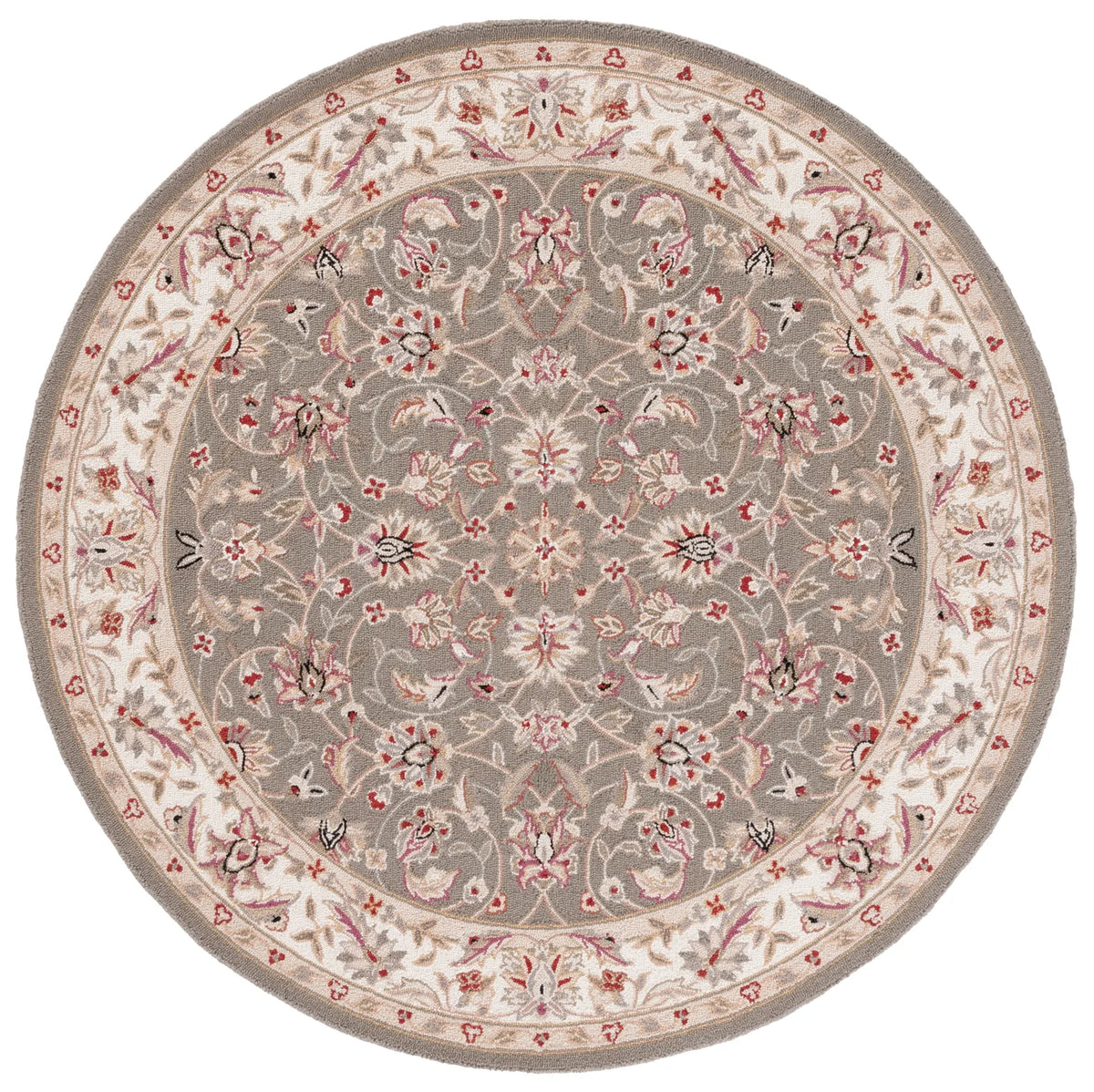Safavieh Chelsea 5'-6" x 5'-6" Rug in Taupe / Ivory