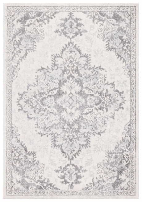 Safavieh Tulum 4'-0" x 6'-0" Rug in Ivory / Grey