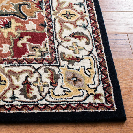 Safavieh Heritage 4'-0" x 6'-0" Rug in Navy / Brown