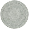 Safavieh Braided 3'-0" x 3'-0" Rug in Olive
