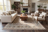 Dynamic Rugs Autumn 10922 Power Loomed Traditional Brown/Multi Rug - Room