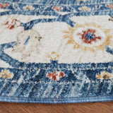 Safavieh Olympia 6'-0" x 6'-0" Rug in Blue / Ivory