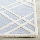 Safavieh Cambridge 2'-6" x 6'-0" Rug in Light Blue / Ivory