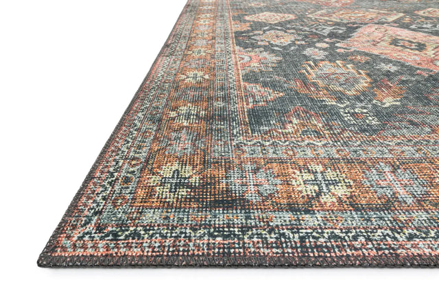 Loloi Skye Sky-10 Sea/Rust Rugs - rug corner