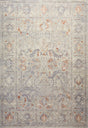 Chris Loves Julia x Loloi Rosemarie ROE-05 Oatmeal / Lavender Rug - main flat